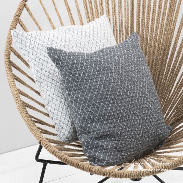 SIENNA Koristetyynynpäällinen harmaa