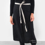 BISTRO PITKÄ Esiliina musta