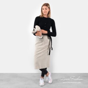 BISTRO PITKÄ Esiliina luonnonpellava