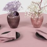 LUNA Pöytäliina pyöreä/ovaali liila