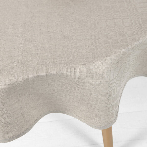 CAMPO Pöytäliina pyöreä/ovaali beige - Image 4
