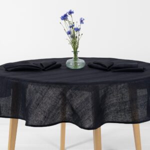 ISLA Pöytäliina pyöreä/ovaali mustansininen