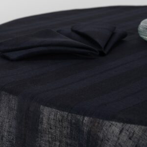 ISLA Pöytäliina pyöreä/ovaali mustansininen