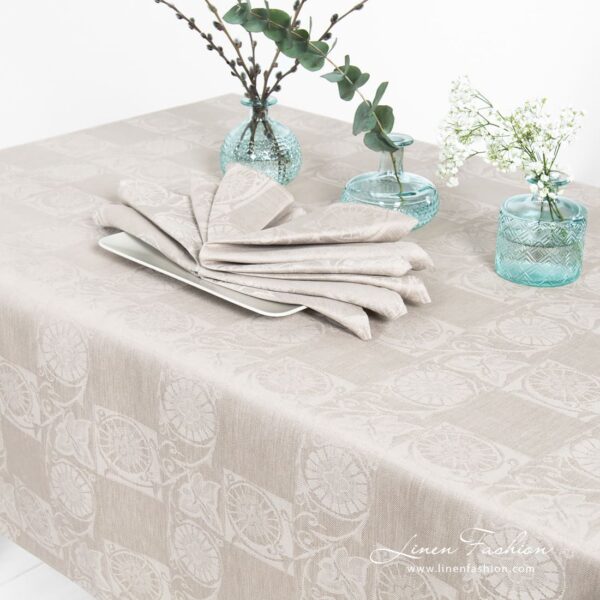 BOTANIC Pöytäliina beige - Image 2