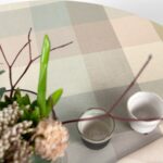 NATA Pöytäliina pyöreä/ovaali vihertävä