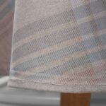 DELTA Pöytäliina pyöreä/ovaali vaaleanharmaa