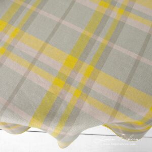 LOZANA Pöytäliina pyöreä/ovaali harmaa keltainen