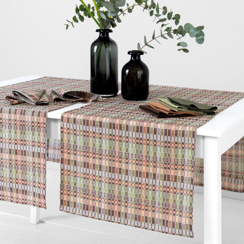 VIOLA Kaitaliina ruskeanvihreä