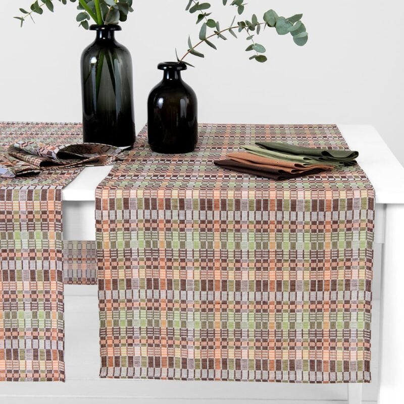 VIOLA Kaitaliina ruskeanvihreä