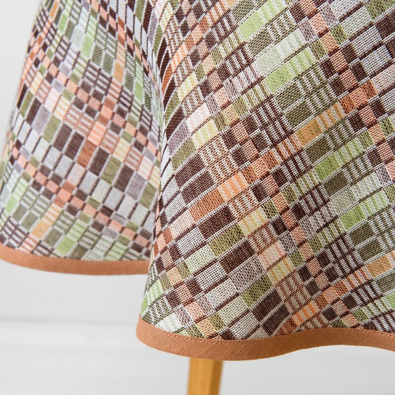 VIOLA Pöytäliina pyöreä/ovaali ruskea vihreä