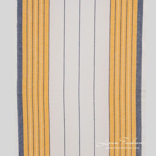 White linen cotton fabric