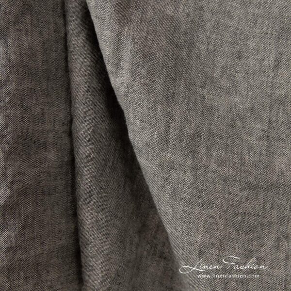 anthracite linen, width 145cm.