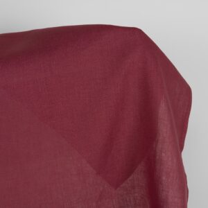 Tumman kirsikanpunainen pellavakangas