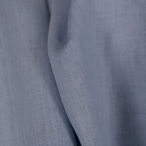 Yksivärinen siniharmaa pellavakangas