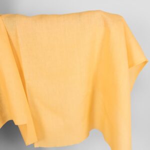 Banaanikerman värinen pellavakangas