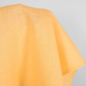 Banaanikerman värinen pellavakangas