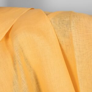 Banaanikerman värinen pellavakangas