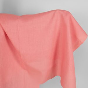 Pelargoninpunainen pellavakangas