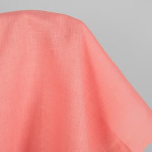 Pelargoninpunainen pellavakangas