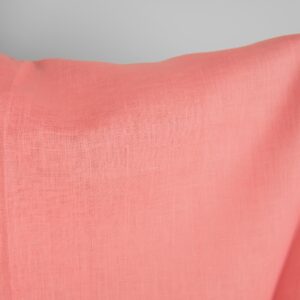 Pelargoninpunainen pellavakangas