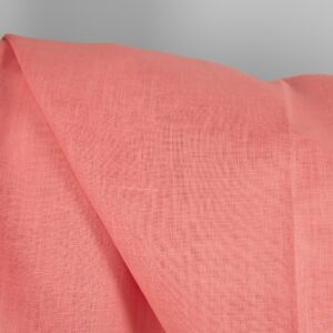 Pelargoninpunainen pellavakangas