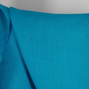 Kirkkaansininen pellavakangas