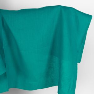 Tiilensininen pellavakangas