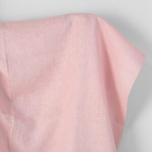 Pellavakangas yksivärinen pastelliroosa