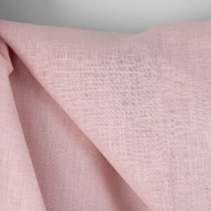 Pellavakangas yksivärinen pastelliroosa