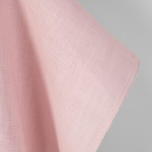 Pellavakangas yksivärinen pastelliroosa