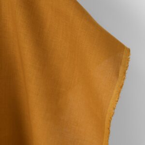 Pellavakangas yksivärinen inkiväärinkeltainen