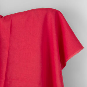 Pellavakangas yksivärinen hehkuva pinkinpunainen