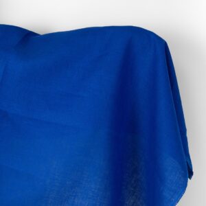 Pellavakangas yksivärinen kirkas kuninkaansininen