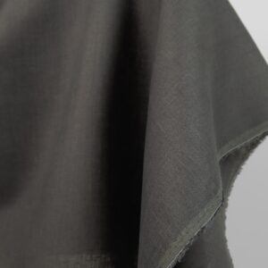 Tummanharmaa pellavakangas