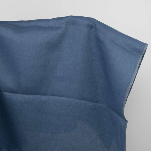 Linen fabric jean blue