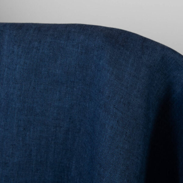 Pellavakangas tummansinisen denimin värisenä - Image 3