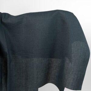 Pellavakangas sinisillä ja mustilla raidoilla