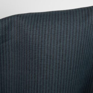 Pellavakangas sinisillä ja mustilla raidoilla