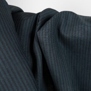 Pellavakangas sinisillä ja mustilla raidoilla