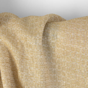 Pellavakangas valkoinen ja inkivääri pieni kukkakuvio