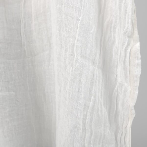 Off-White Transparent Linen Fabric, 150cm