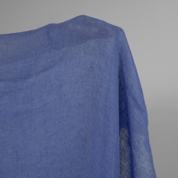 Transparent linen blue violet washed product photo