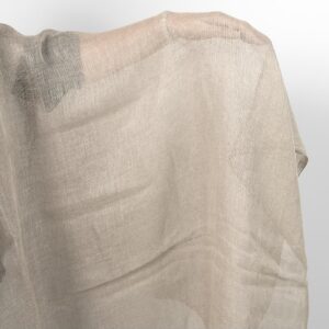 Luonnonvärinen läpinäkyvä pellavakangas