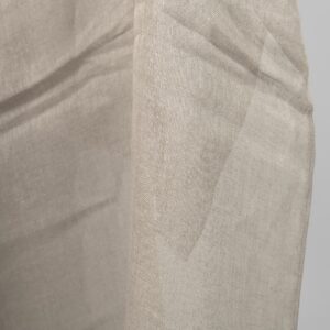 Luonnonvärinen läpinäkyvä pellavakangas
