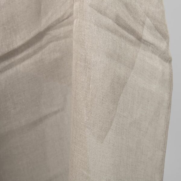Natural linen gauze fabric, transparent