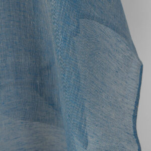 Pellavakangas luonnonvärinen ja sähkönsininen harso