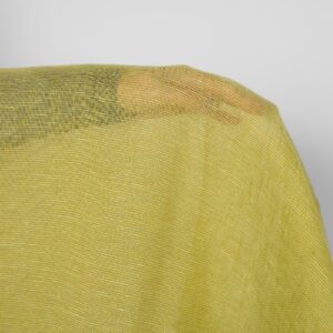 Pellavakangas kellanvihreä läpikuultava