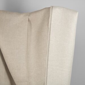 Pellavakangas luonnonvärinen ja valkoinen kaksipuolinen