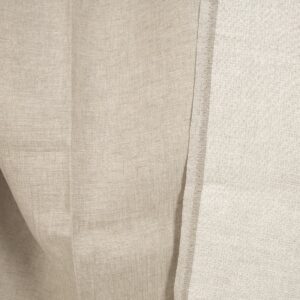 Pellavakangas luonnonvärinen ja valkoinen kaksipuolinen