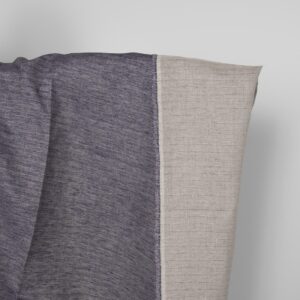 Pellavakangas koboltinsininen ja beige, kaksipuolinen